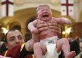 Крестниками Патриарха Илии II стали 659 детей