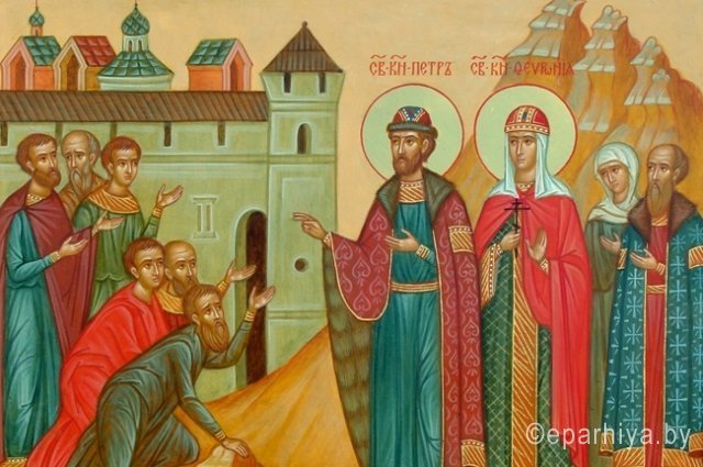 Во всех храмах Гомельской епархии тепло и ярко отметили День семьи, любви и верности