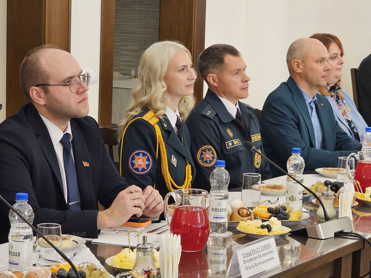 Встреча Председателя Совета Республики Натальи Кочановой и Митрополита Минского и Заславского, Патриаршего Экзарха всея Беларуси Вениамина с семьями из всех регионов Беларуси