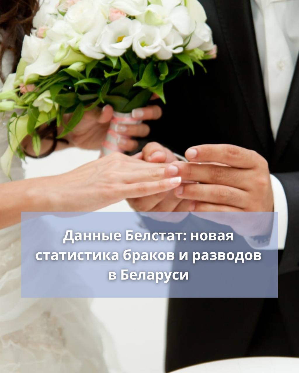 В Белстате показали свежую брачную статистику за 2025 год
